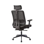 Office & Home Chair OXFORD Large Manager Black Fabric